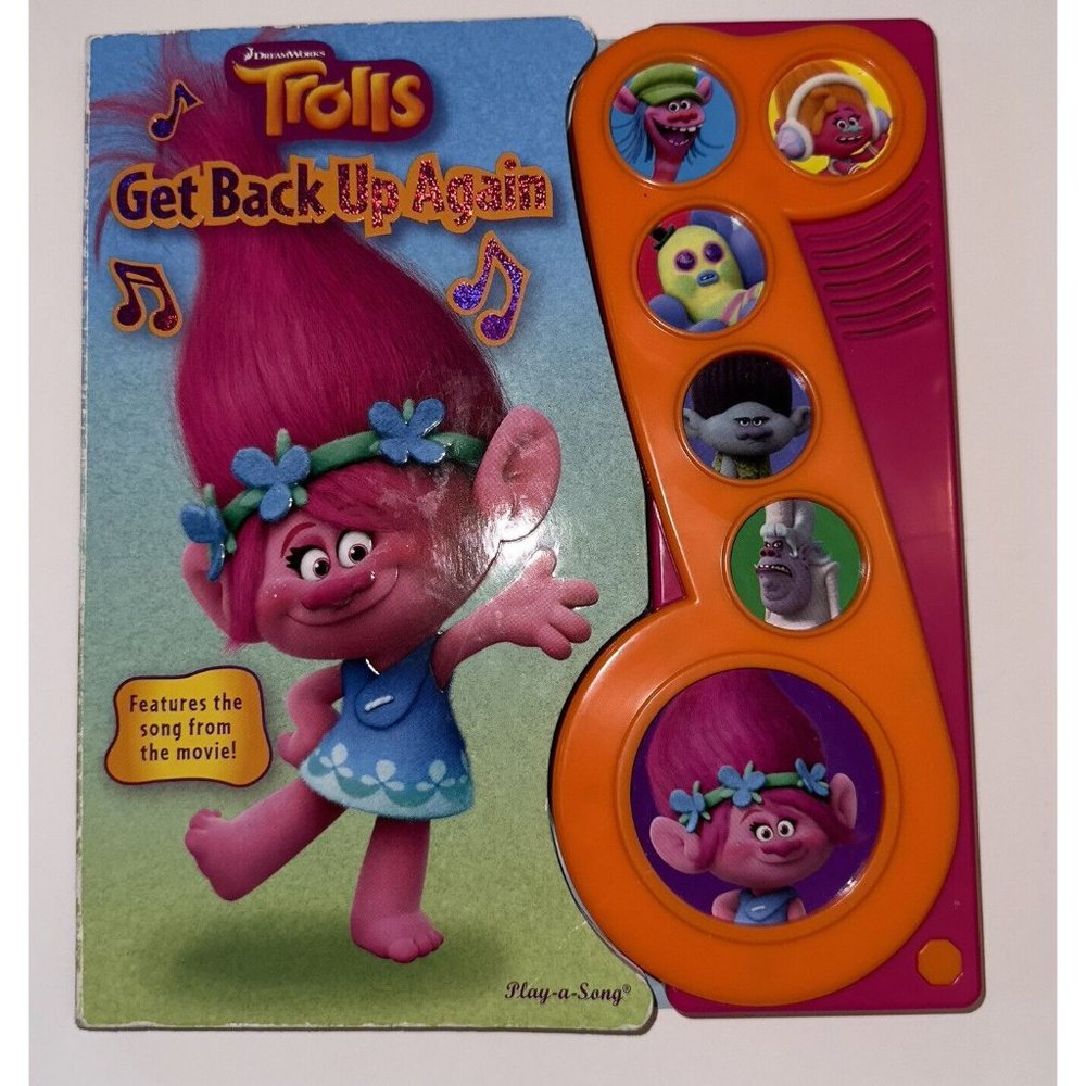 DreamWorks Trolls - Get Back Up Again Music Book 9781503712423 Board Book Wagner